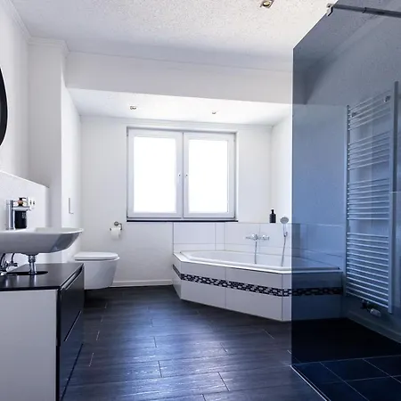 Design Apartment Zentral Fuer 6 In Andernach: Ausblick, Wifi, Kueche Exterior foto